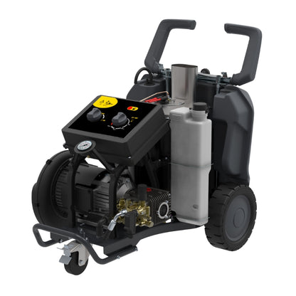 Nettoyeur haute pression eau chaude Série KP Axiale BAR'ONE HP - châssis et moteur sans capot