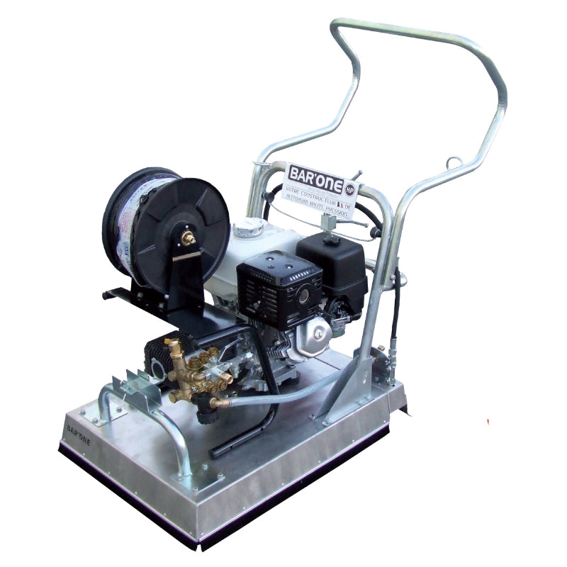 Laveuse de sols inox BAR'ONE HP - avec enrouleur haute pression